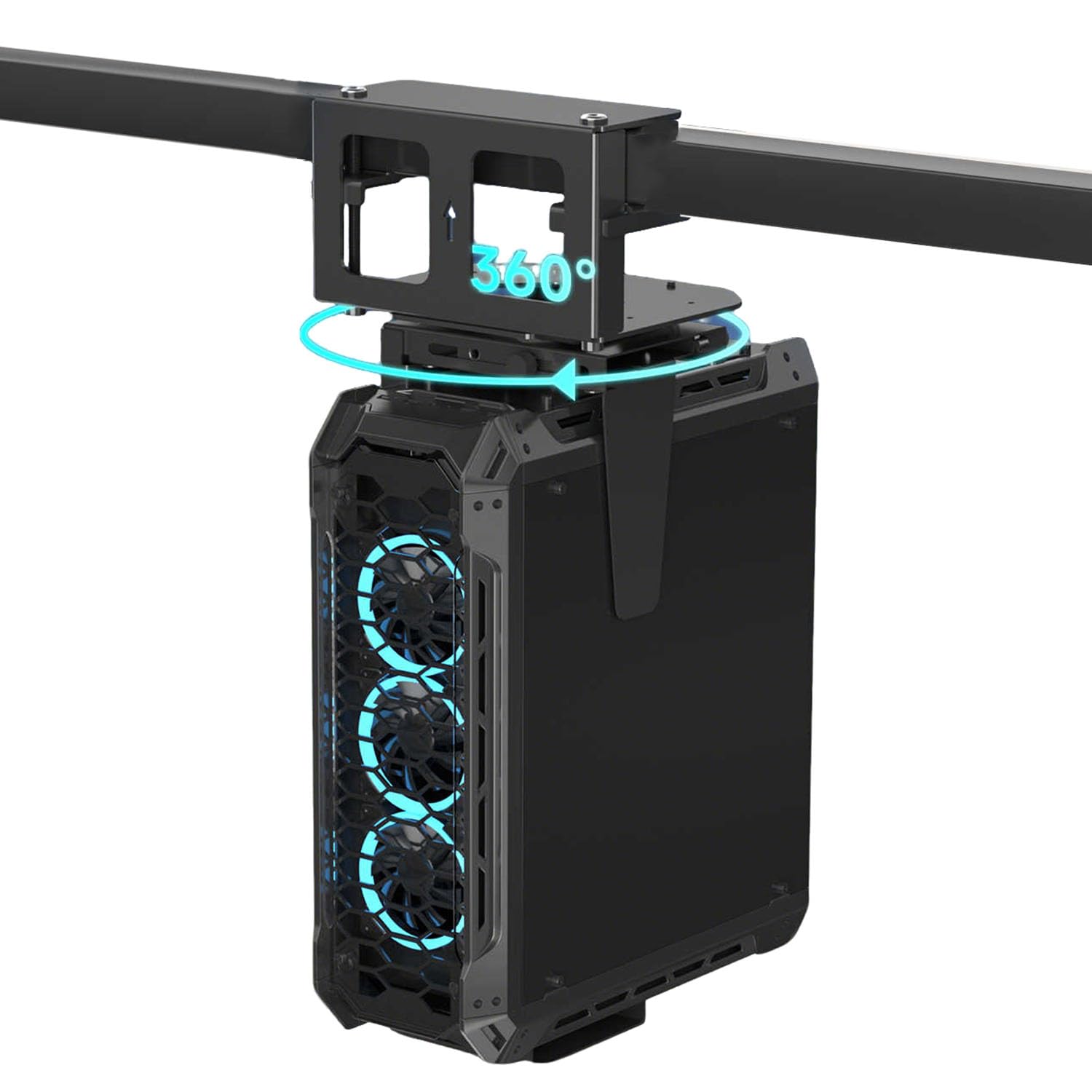 Amazon | デスクトップPC吊り下げブラケット 冷延鋼製・耐荷重30kg